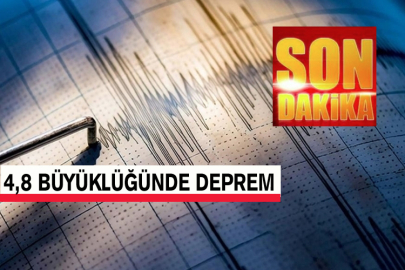 4,8 Büyüklüğünde Deprem