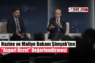 Hazine ve Maliye Bakanı Şimşek'ten "Asgari Ücret" Değerlendirmesi