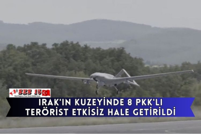 Irak'ın Kuzeyinde 8 PKK'lı Terörist Etkisiz Hale Getirildi