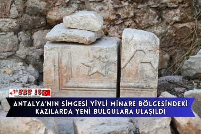 Antalya'nın Simgesi Yivli Minare Bölgesindeki Kazılarda Yeni Bulgulara Ulaşıldı