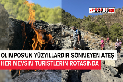 Olimpos'un Yüzyıllardır Sönmeyen Ateşi Her Mevsim Turistlerin Rotasında