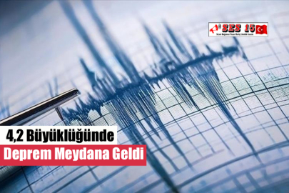 4,2 Büyüklüğünde Deprem Meydana Geldi