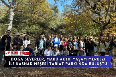 Doğa Severler, MAKÜ Aktif Yaşam Merkezi ile Kasnak Meşesi Tabiat Parkı'nda Buluştu