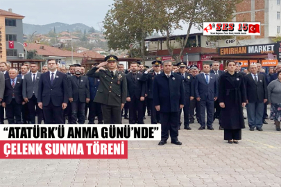 “ATATÜRK’Ü ANMA GÜNÜ’NDE” ÇELENK SUNMA TÖRENİ