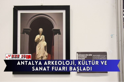 Antalya Arkeoloji, Kültür Ve Sanat Fuarı Başladı