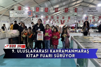 9. Uluslararası Kahramanmaraş Kitap Fuarı Sürüyor