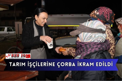 Tarım İşçilerine Çorba İkram Edildi
