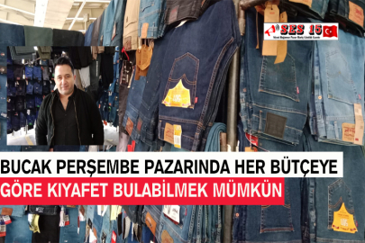 Bucak Perşembe Pazarında Her Bütçeye Göre Kıyafet Bulabilmek Mümkün