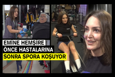 Emine Hemşire Önce Hastalarına Sonra Spora Koşuyor