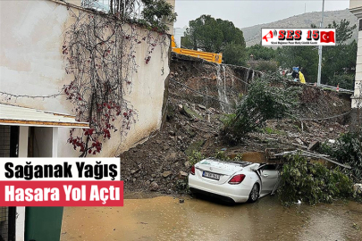 Sağanak Yağış Hasara Yol Açtı