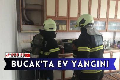 Bucak'ta Ev Yangını