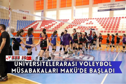 Üniversitelerarası Voleybol Müsabakaları MAKÜ’de Başladı
