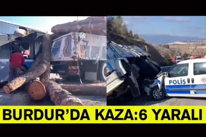 Burdur’da Kaza:6 Yaralı