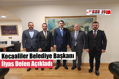 Kocaaliler Belediye Başkanı İlyas Delen Açıkladı