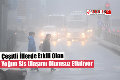 Çeşitli İllerde Etkili Olan Yoğun Sis Ulaşımı Olumsuz Etkiliyor