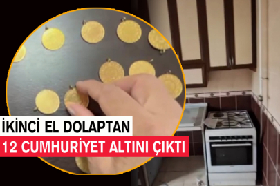 İkinci El Dolaptan 12 Cumhuriyet Altını Çıktı