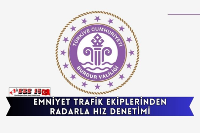 Emniyet Trafik Ekiplerinden Radarla Hız Denetimi