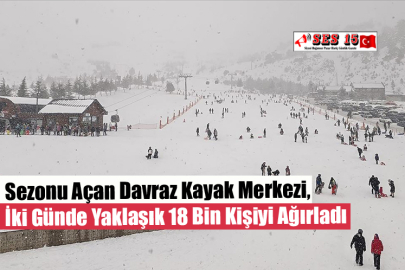 Sezonu Açan Davraz Kayak Merkezi, İki Günde Yaklaşık 18 Bin Kişiyi Ağırladı