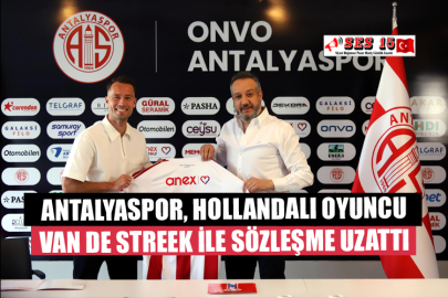 Antalyaspor, Hollandalı Oyuncu Van de Streek ile Sözleşme Uzattı