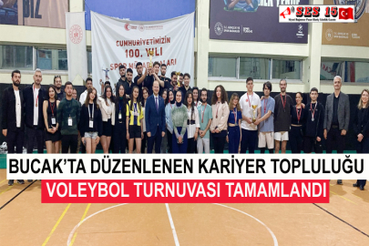 Bucak’ta Düzenlenen Kariyer Topluluğu Voleybol Turnuvası Tamamlandı