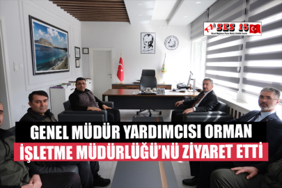 Orman Genel Müdür Yardımcısı Salih Çetiner Burdur Orman İşletme Müdürlüğü’nü Ziyaret Etti