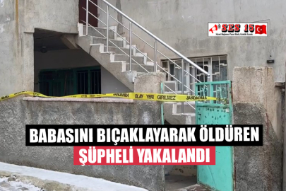 Babasını Bıçaklayarak Öldüren Şüpheli Yakalandı