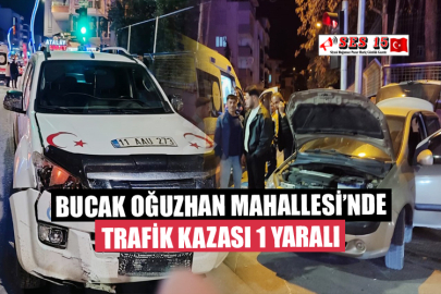 Bucak Oğuzhan Mahallesi’nde Trafik Kazası