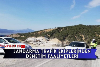Jandarma Trafik Ekiplerinden Denetim Faaliyetleri