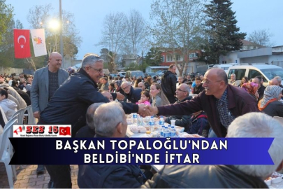 Başkan Topaloğlu'ndan Beldibi'nde İftar
