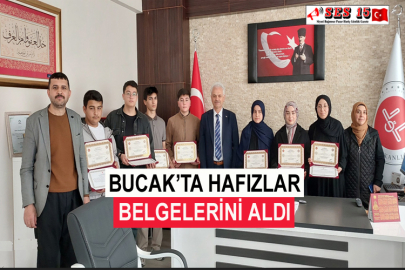 Bucak’ta Hafızlar Belgelerini Aldı