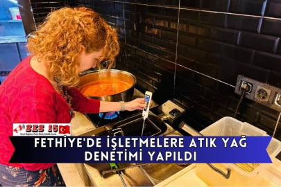 Fethiye'de işletmelere atık yağ denetimi yapıldı