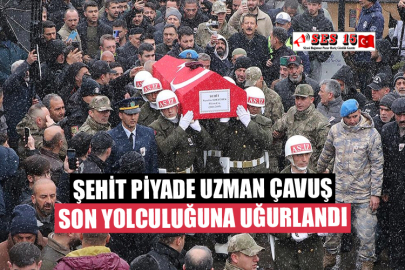 Şehit Piyade Uzman Çavuş Son Yolculuğuna Uğurlandı