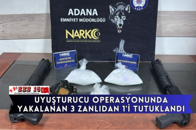 Uyuşturucu Operasyonunda Yakalanan 3 Zanlıdan 1'i Tutuklandı