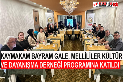 Kaymakam Bayram Gale, Mellililer Kültür Ve Dayanışma Derneği Programına Katıldı