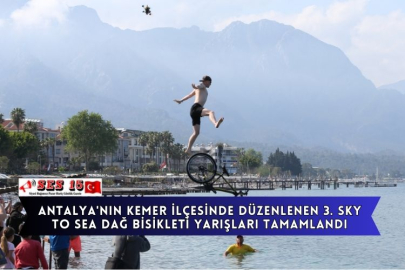 Antalya'da Sky To Sea Dağ Bisikleti Yarışları Tamamlandı