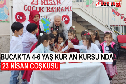Bucak’ta 4-6 Yaş Kur’an Kursu’nda 23 Nisan Coşkusu