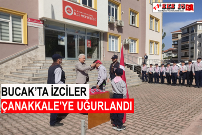 Bucak’ta İzciler Çanakkale'ye Uğurlandı