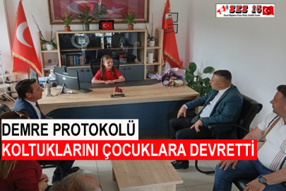 Demre Protokolü Koltuklarını Çocuklara Devretti