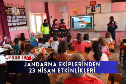 Jandarma Ekiplerinden 23 Nisan Etkinlikleri