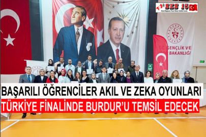 Başarılı Öğrenciler Akıl Ve Zeka Oyunları Türkiye Finalinde Burdur’u Temsil Edecek