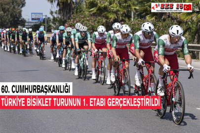 60. Cumhurbaşkanlığı Türkiye Bisiklet Turunun 1. Etabı Antalya’da Gerçekleştirildi