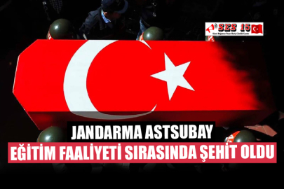 Jandarma Astsubay Eğitim Faaliyeti Sırasında Şehit Oldu