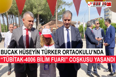 Bucak Hüseyin Türker Ortaokulu’nda “TÜBİTAK-4006 Bilim Fuarı” Coşkusu Yaşandı