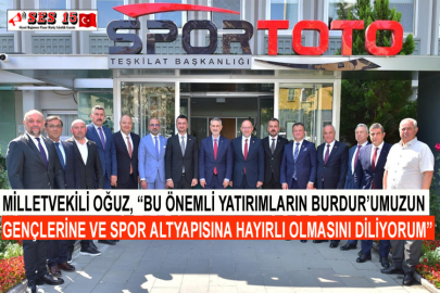 Milletvekili Oğuz, “Bu Önemli Yatırımların Burdur’umuzun Gençlerine Ve Spor Altyapısına Hayırlı Olmasını Diliyorum”