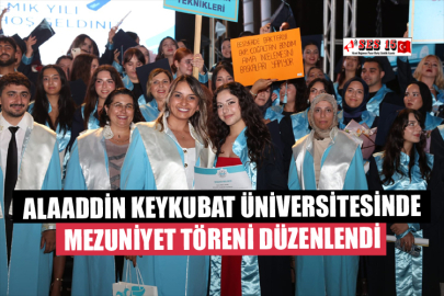 Alanya Alaaddin Keykubat Üniversitesinde Mezuniyet Töreni Düzenlendi