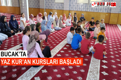 Bucak’ta Yaz Kur’an Kursları Başladı