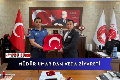 Müdür Umar'dan Veda Ziyareti