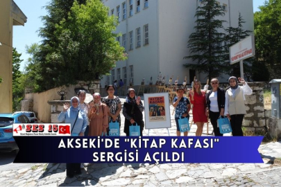 Akseki'de "Kitap Kafası" Sergisi Açıldı