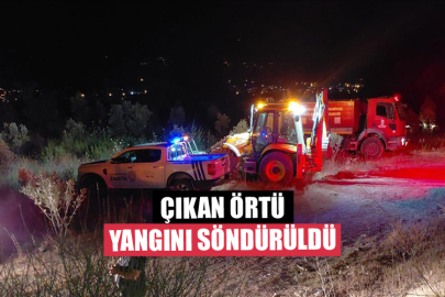 Çıkan Örtü Yangını Söndürüldü