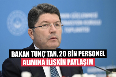 20 Bin Personel Alımına İlişkin Paylaşım